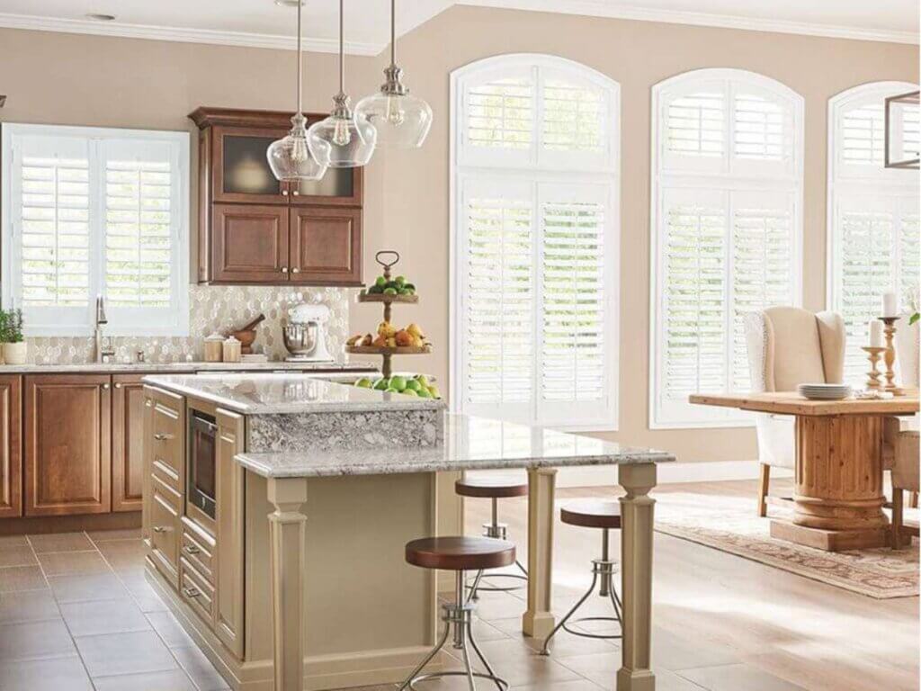 These provide full coverage and are ideal for clean, streamlined kitchens. Great for homes that need insulation or light blocking.