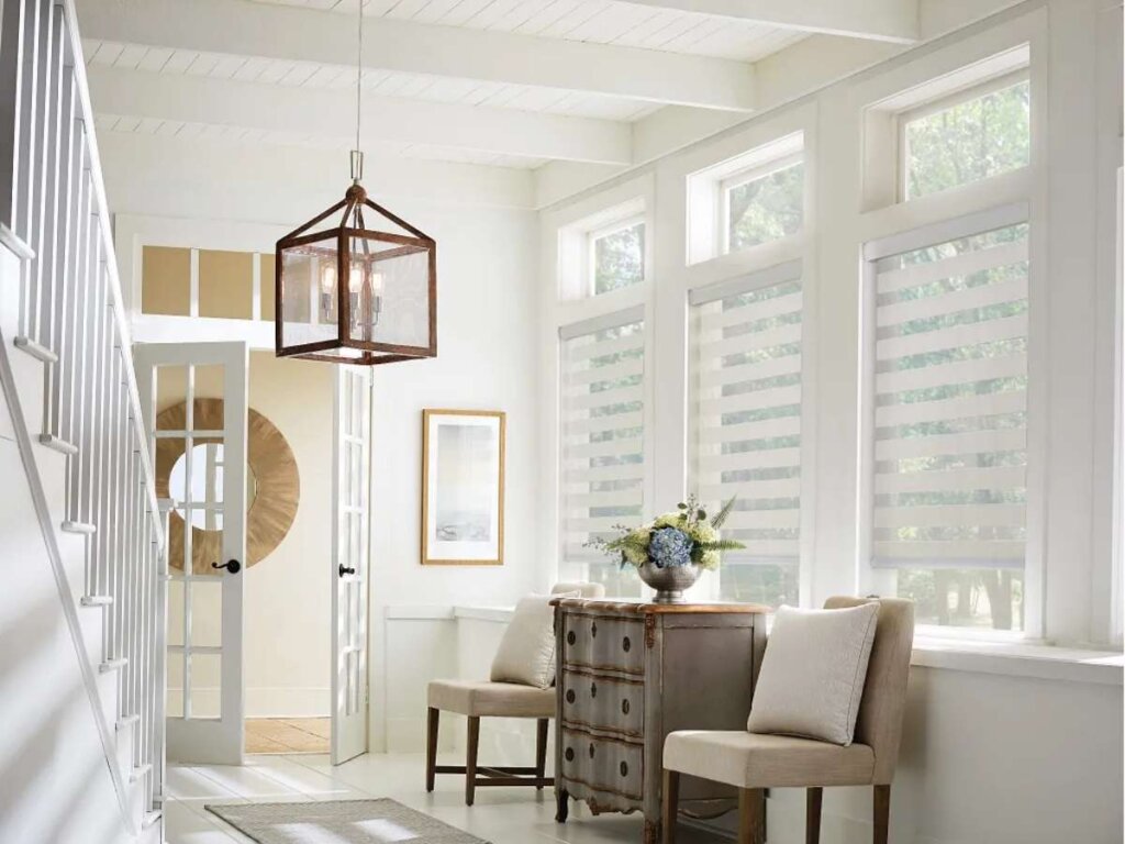 Cordless zebra shades are safer for households with children or pets and offer a cleaner, modern appearance.