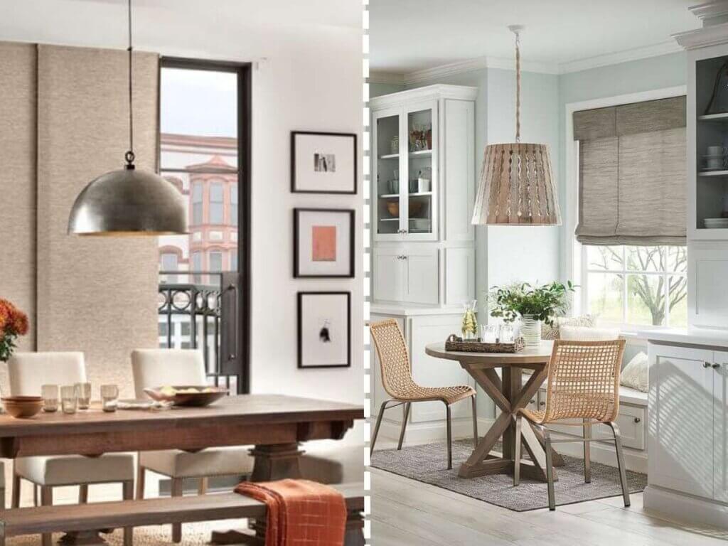 Roman shades are renowned for their soft folds and draped fabric, which lends them a timeless and elegant appearance. Roller shades, on the other hand, lean toward a minimalist aesthetic.