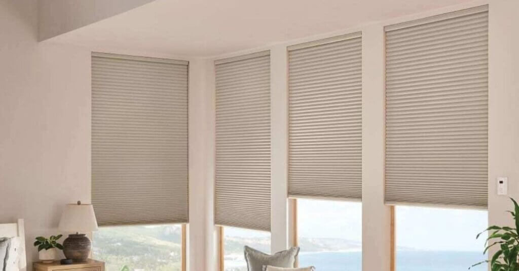 Grabe Single Cell Cellular Shades with Motorized Lift