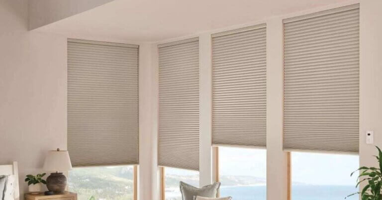 Grabe Single Cell Cellular Shades with Motorized Lift